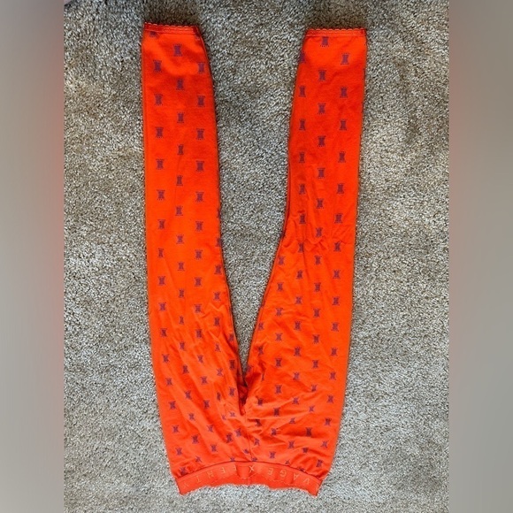 Savage Fenty Orange Logo Lounge Leggings XS - Picture 3 of 8